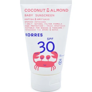 Korres Coconut & Almond Baby Sun Cream Face & Body Emulsion SPF30 100ml