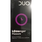 Duo Prezervative LOoonger Pleasure con efecto de retardo 12pcs