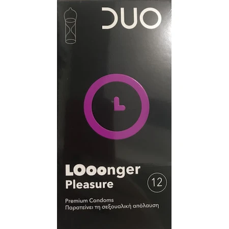 Duo Prezervative LOoonger Pleasure con efecto de retardo 12pcs