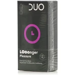 Duo Prezervative LOoonger Pleasure con efecto de retardo 12pcs