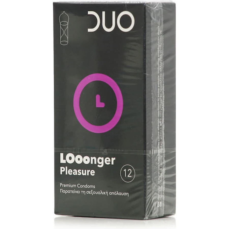 Duo Prezervative LOoonger Pleasure con efecto de retardo 12pcs