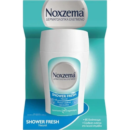 Noxzema Shower Fresh Fresh Natural Antiperspirant Deodorant 48h Roll-On 50ml