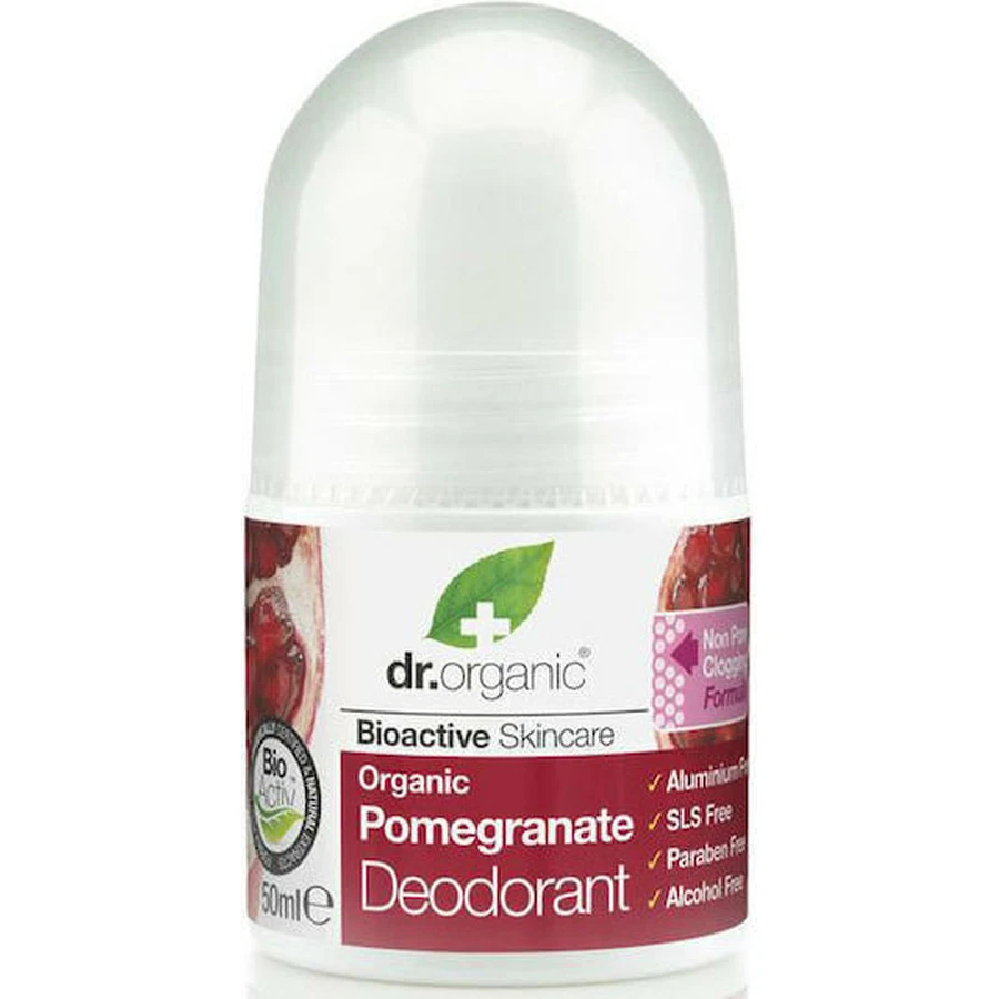 Dr.Organic Granatapfel Granatapfel Granatapfel Granatapfel Granatapfel Granatapfel Granatapfel Deodorant Natural Roll-On Deodorant Aluminiumfrei 50ml