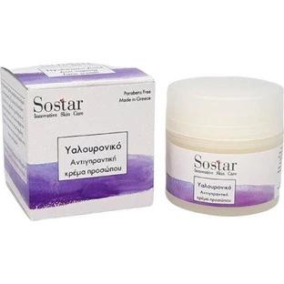Sostar Focus Rich Crema de Día Facial Antiedad, Reconstituyente e Iluminadora con Ácido Hialurónico 50ml