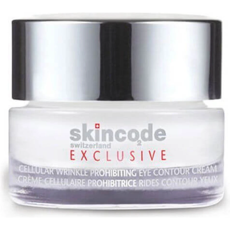 Skincode Exclusive Anti-Age and Toning Eye Cream SPF50 with Hyaluronic Acid 15ml