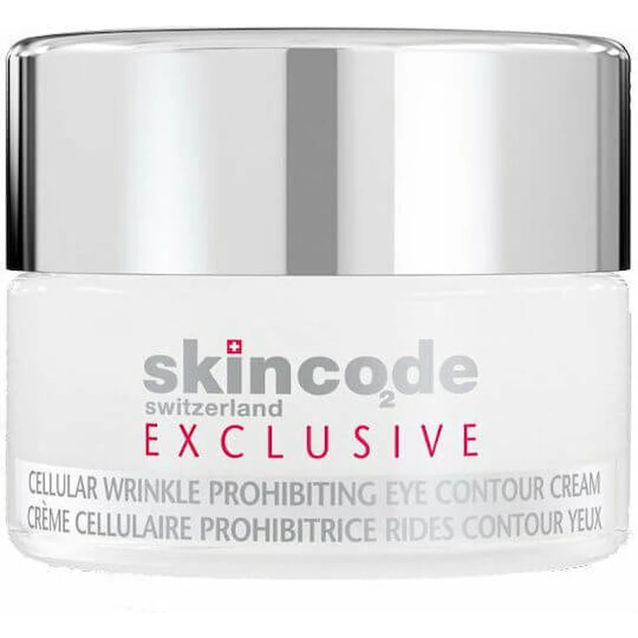 Skincode Exclusive Anti-Age and Toning Eye Cream SPF50 with Hyaluronic Acid 15ml