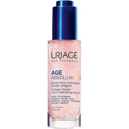 Uriage Sérum visage hydratant et anti-âge à la vitamine C et à l'acide hyaluronique pour l'éclat et la tonicité 30ml