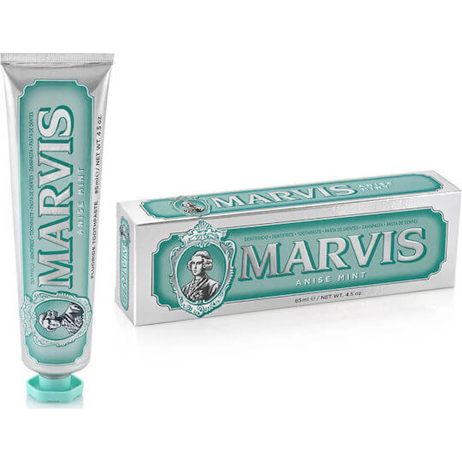 Marvis Anise Mint Toothpaste for Gingivitis, Plaque and Cavities 85ml