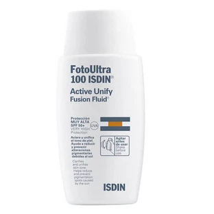 Isdin Photo Ultra Active Unify Fusion Fluid Sonnenschutz Gesichtscreme SPF50 50ml