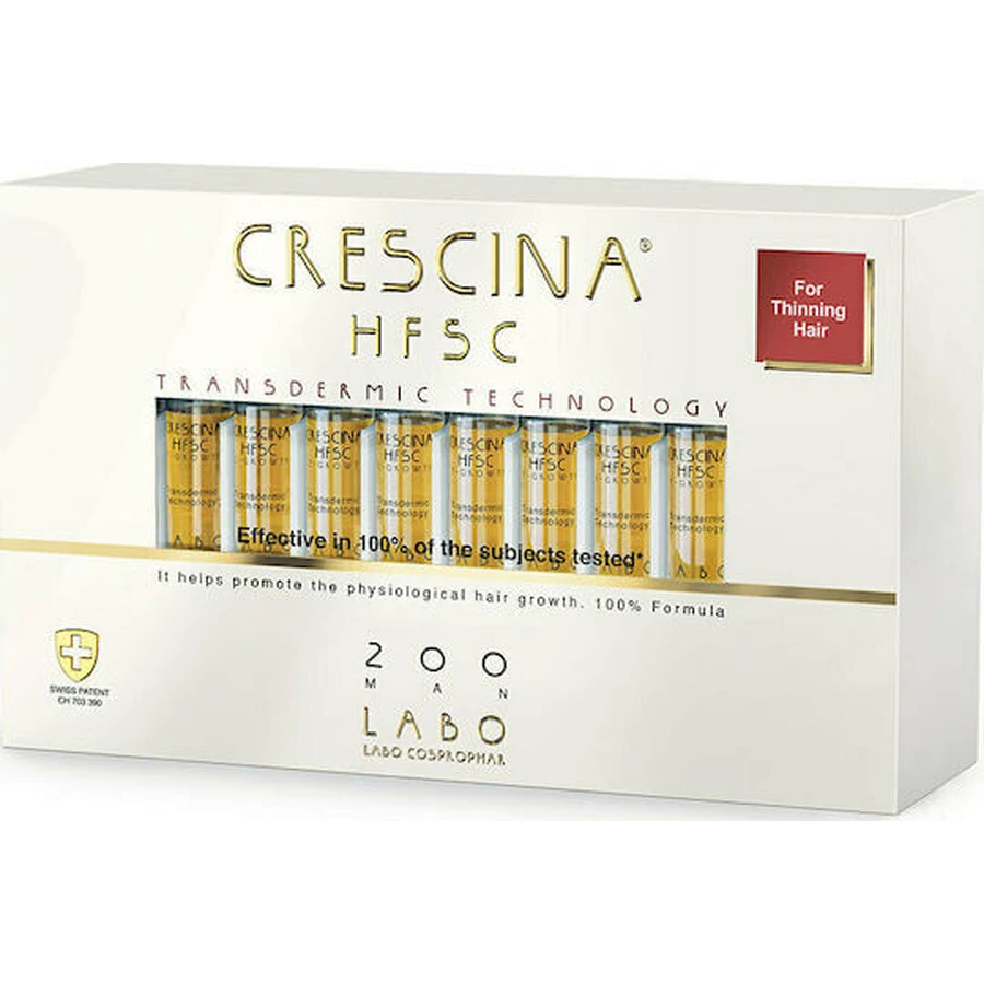 Labo Caducrex Caducrex Transdermic HFSC Hair ampul tegen haaruitval voor mannen 20x3.5ml