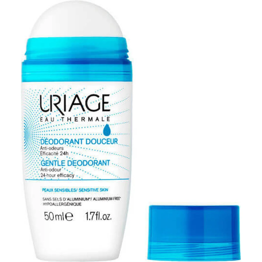 Uriage Gentle Anti-geur 24-uurs Roll-On Deodorant Aluminiumvrij 50ml