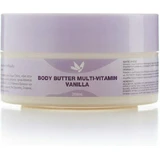 Anaplasis Multi-Vitamin Body Moisturising Body Butter mit Vanille-Duft für alle Hauttypen 200ml
