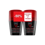Homme Clinical Control 96h Roll-On Deodorant, for Men, 2x50 ml, Vichy