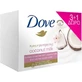 Dove Relaxing Beauty Cream Bar with Coconut & Jasmine Body Soap Bar 4x90gr