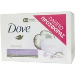 Dove Relaxing Beauty Cream Bar with Coconut & Jasmine Body Soap Bar 4x90gr