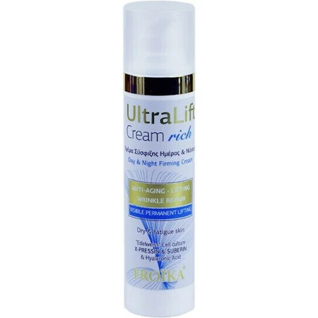 Froika UltraLift Rich 24H Moisturizing and Anti-Aging Face Cream with Hyaluronic Acid and Peptide 40ml