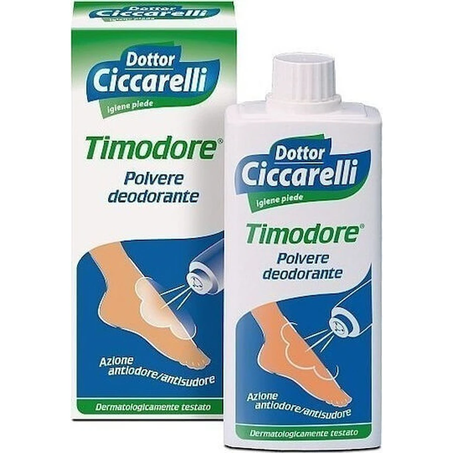 L'Officinale del Dottor Ciccarelli Timodore Deodorantpoeder tegen voetschimmel 75gr