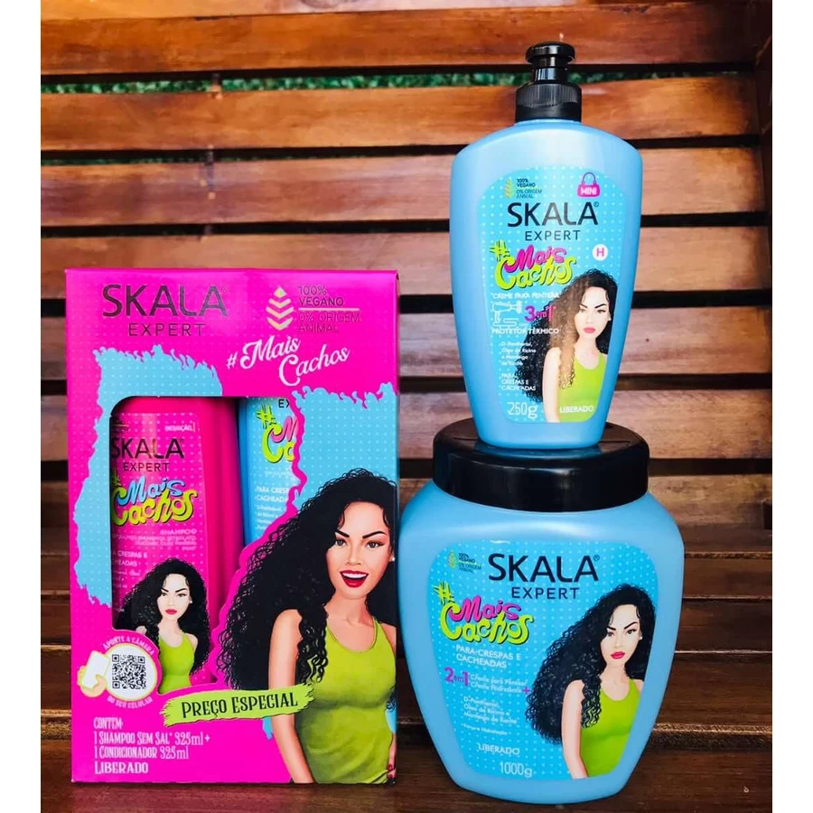 Skala Mais Cachos Masque capillaire hydratant 1000gr