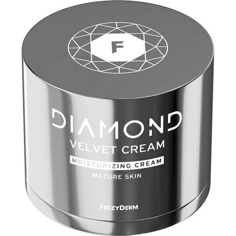 Frezyderm Diamond Velvet Crema Hidratante Facial con Ácido Hialurónico y Colágeno 50ml