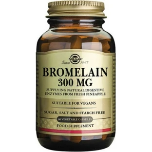 Solgar Bromelina Sin Gluten 300mg 60 cápsulas vegetales