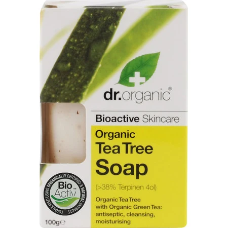 Dr.Organic Tea Tree Jabón Jabón Corporal Barrita 100gr