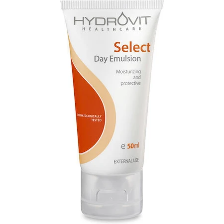Target Pharma Hydrovit Select Hydrovit Select Moisturising Day Gesichtsfeuchtigkeitsemulsion 24h gegen Hautunreinheiten und Rötungen mit Panthenol 50ml