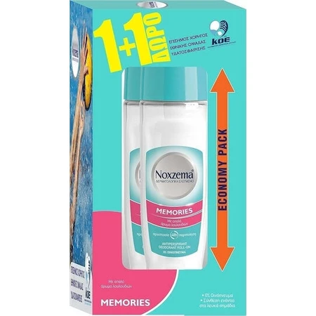 Noxzema Memories Anti-perspirant Deodorant 48h Roll-On 2x75ml