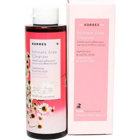 Korres Chamomile & Lactic Acid Intimate Area Cleanser Liquid 250ml