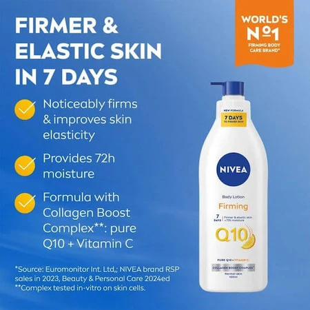 Nivea Q10+ Crème raffermissante pour le corps 400ml