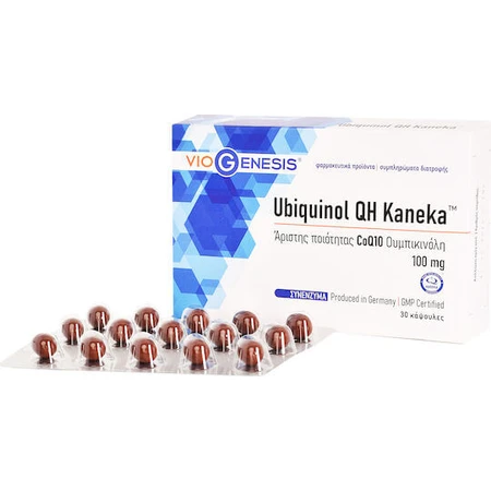 Viogenesis Ubiquinol Qh Kaneka 100mg 30 Weichkapseln