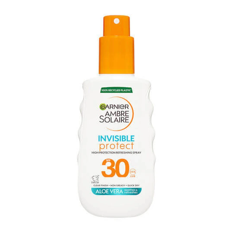 Garnier Invisible Protect Refresh Spray Protector Solar Rostro y Cuerpo SPF30 150ml