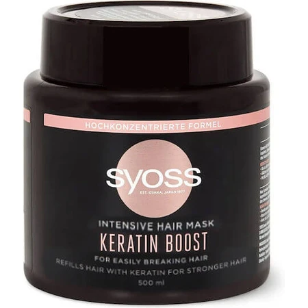 Syoss Keratin Boost Mascarilla Capilar Fortalecedora 500ml