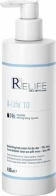 Relife U-Life 10 Moisturizing Moisturizing Body Cream with Urea for dry/very dry skin 400ml