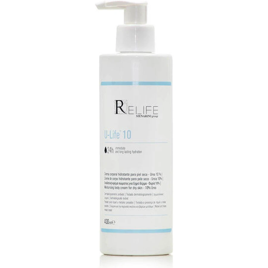 Relife U-Life 10 Crema Hidratante Corporal con Urea para piel seca/muy seca 400ml