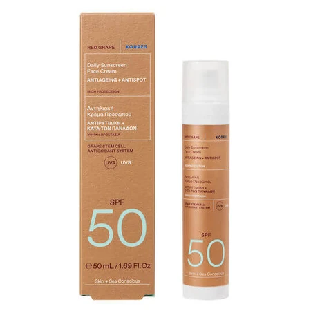 Korres Sun Protection Face Cream with Red Grape SPF50 50ml