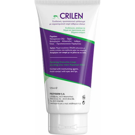 Frezyderm Crilen Hydraterende Beschermende Insectenwerende Crème in Tube Geschikt voor Kinderen 125ml