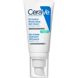 CeraVe Oil Control Gel facial de jour hydratant et séborégulateur avec acide hyaluronique et niacinamide 52ml