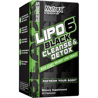 Nutrex Lipo-6 Black Cleanse & Detox with Unflavoured Flavour 60 caps