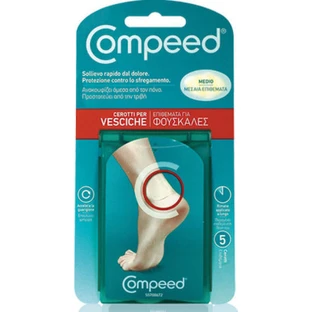 Compeed Blister Back Bandages with Gel for Blisters Medium 5pcs