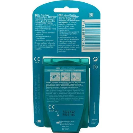 Compeed Blister Back Bandages with Gel for Blisters Medium 5pcs