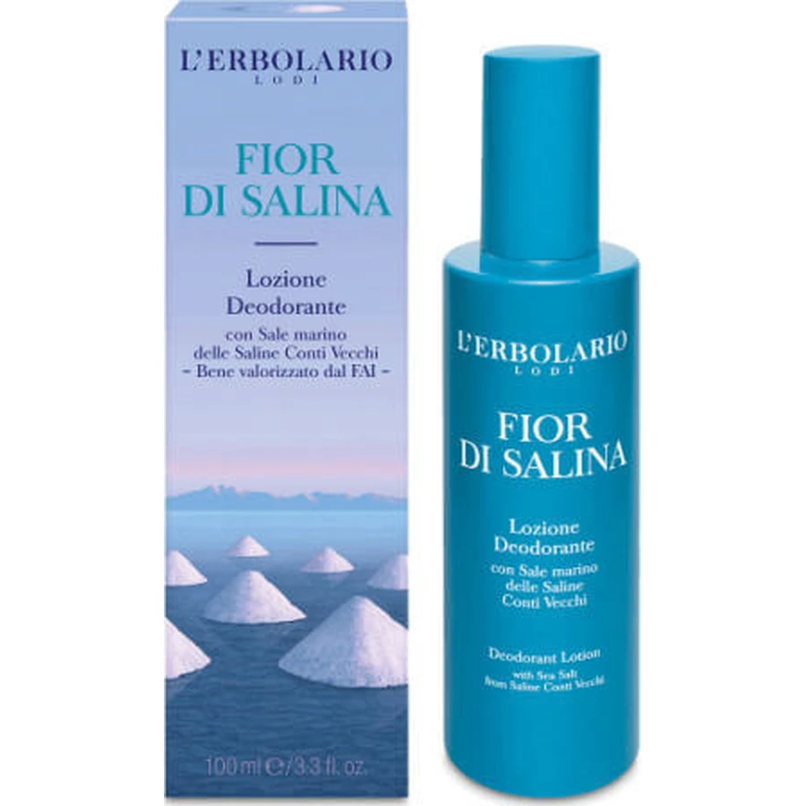 L' Erbolario Fior Di Salina Deodorant Lotion Spray Deodorant Spray Aluminiumvrij 100ml