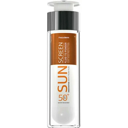 Frezyderm Zonnebrandcrème Vloeibaar tot Poeder Gezichtslotion SPF50 50ml