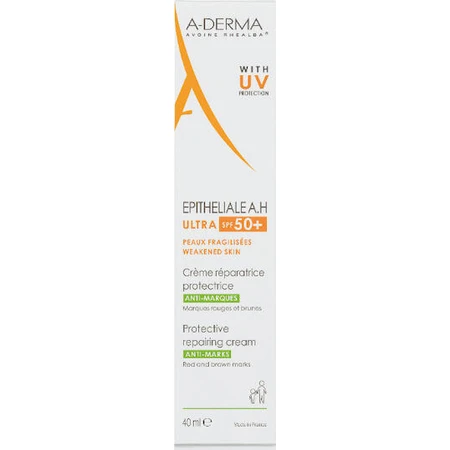 A-Derma Epitheliale A.H Ulta Regenererende Lichaamscrème met Hyaluronzuur voor normale & gevoelige huid 40ml