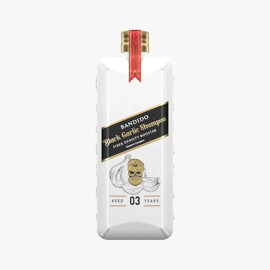 Bandido Golden Collection Black Garlic Hair Shampoo For Hair Loss For All Hair Types 350ml