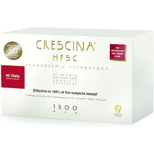 Labo Crescina Transdérmica HFSC 1300 Ampolla contra la caída del cabello para hombres 40x3,5ml