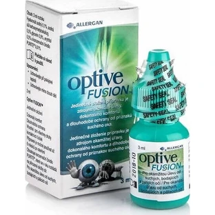Allergan Optive Fusion Hyaluronsäure Augentropfen für trockene Augen 3ml