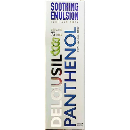 Delousil Panthenol Emulsión Calmante Loción Corporal Hidratante para todo tipo de pieles 200ml