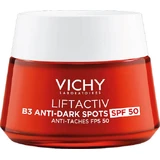 Vichy Liftactiv B3 48h Anti Pigmentflecken Tagescreme mit SPF50 für Feuchtigkeit, Anti-Ageing und Pigmentflecken mit Hyaluronsäure und Niacinamid 50ml