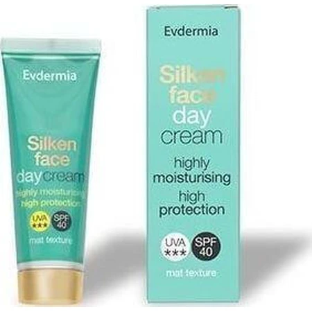 Evdermia Silken Crema de Día Protección Solar Crema Facial SPF40 50ml