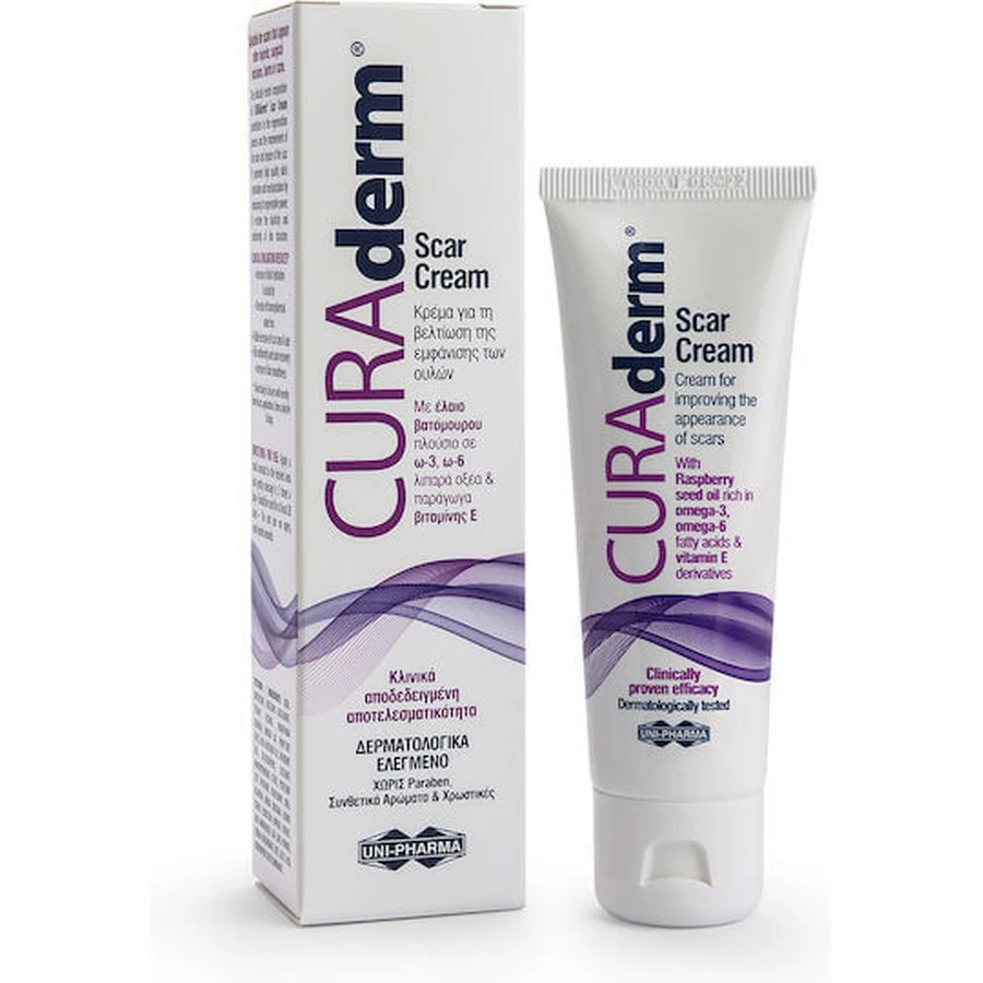 UNI-PHARMA CURAderm Healing & Scar Cream 50ml